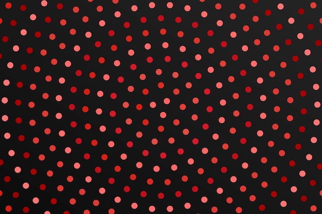 Gradient red polka dot background