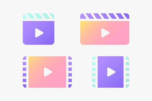 Gradient reels design set