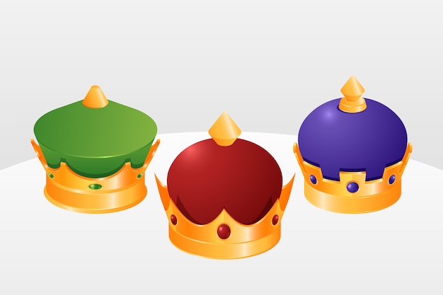 Коллекция gradient reyes magos crown