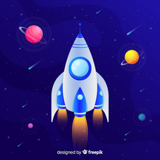 Free vector gradient rocket