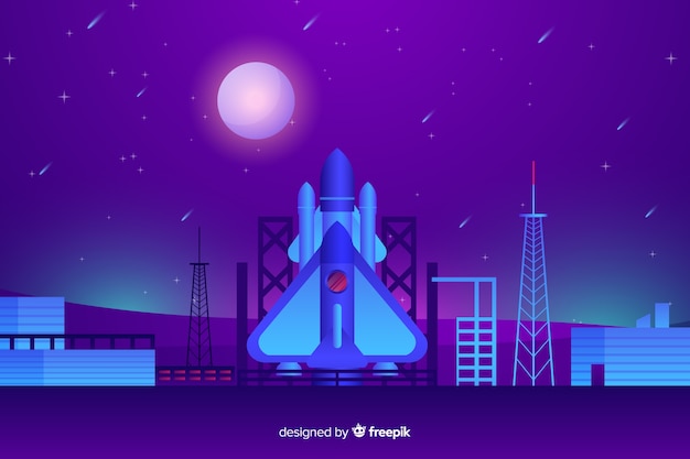 Free vector gradient rocket