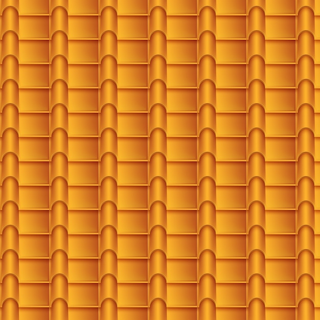 Free vector gradient roof tile pattern design