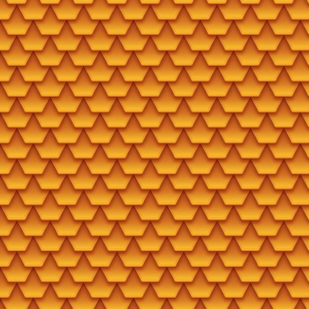 Gradient roof tile pattern design