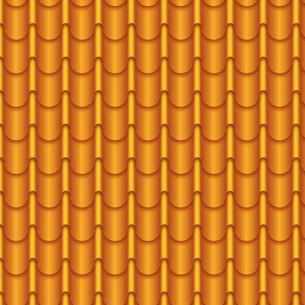 Gradient roof tile pattern design