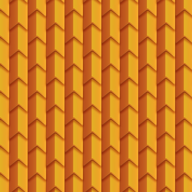 Gradient roof tile pattern design