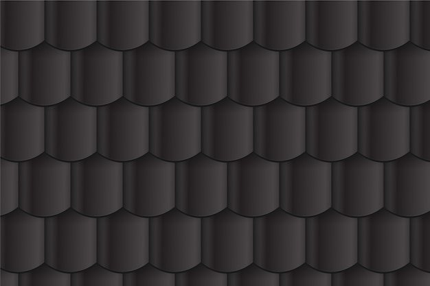 Gradient roof tile pattern design