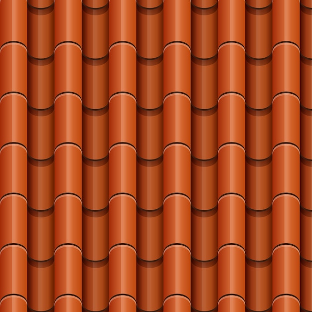 Gradient roof tile pattern illustration