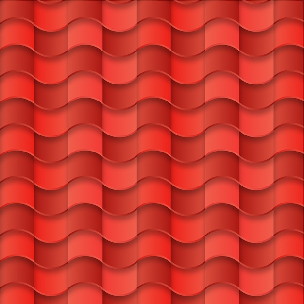 Free vector gradient roof tile pattern