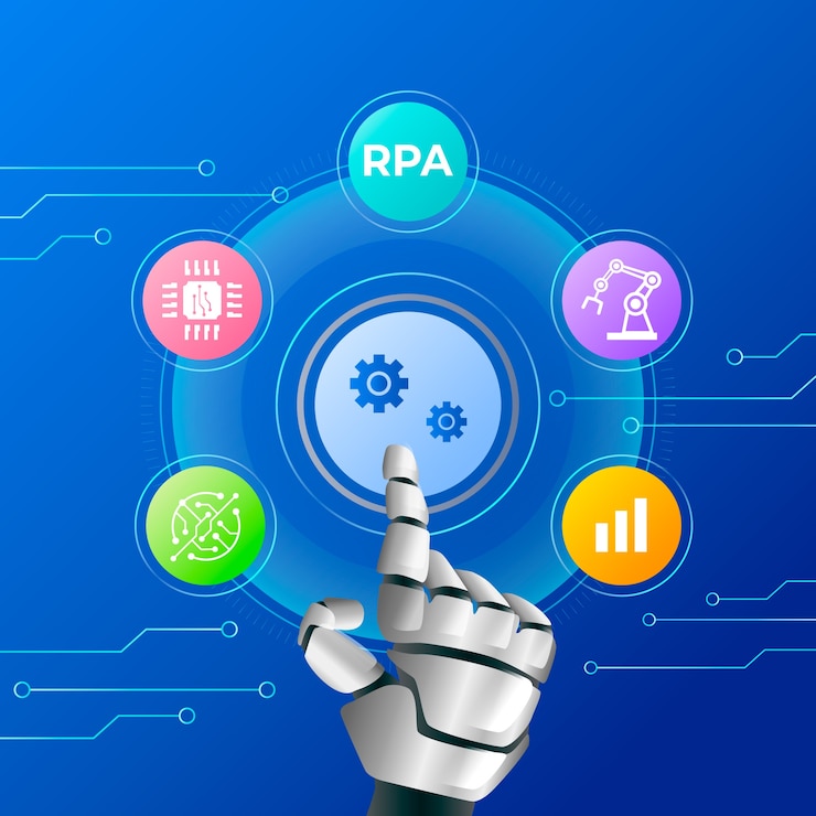 Free Vector gradient rpa  illustration