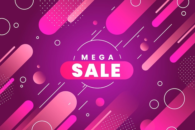 Free vector gradient sale background design