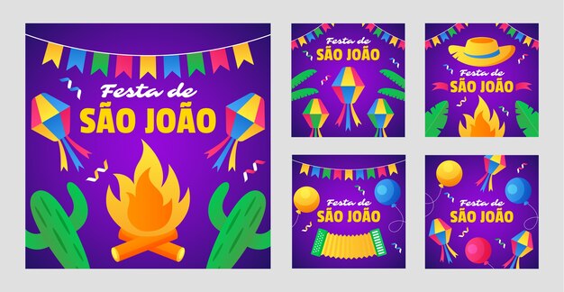 Gradient sao joao instagram коллекция постов