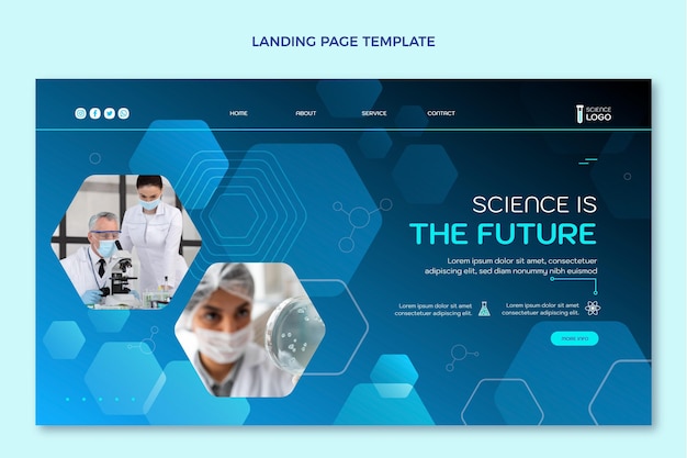 Gradient science landing page