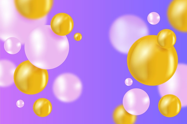 Gradient spheres background