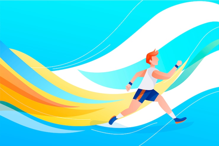 無料Vector グラディエントスポーツゲームのイラスト