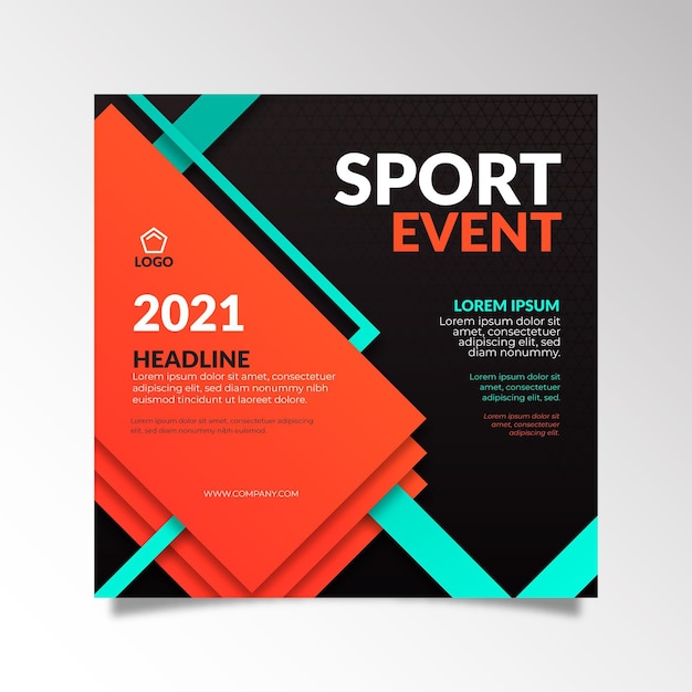 Gradient squared sport flyer