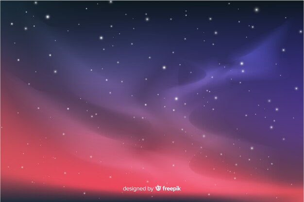 Gradient starry night background