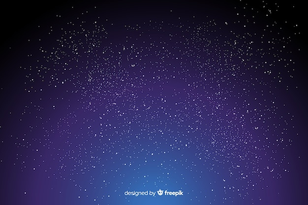 Gradient starry night background