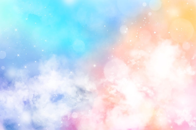 Free vector gradient style pastel sky background