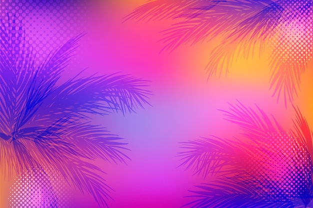 Gradient summer background for videocalls