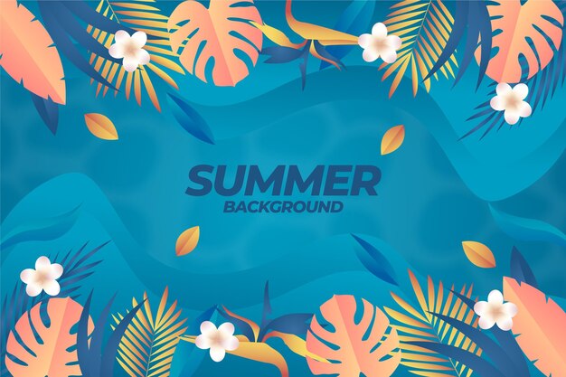 Gradient summer background