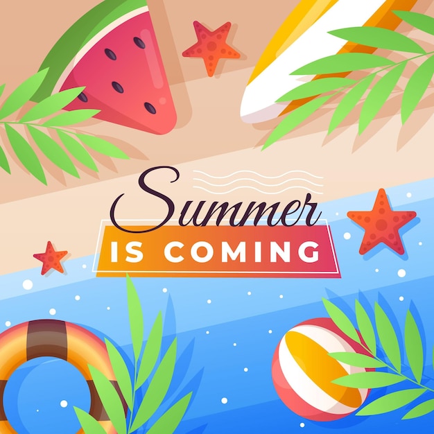 Gradient summer background