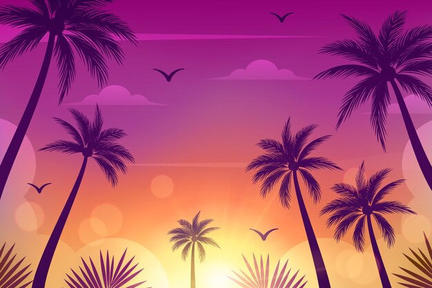 Gradient summer background