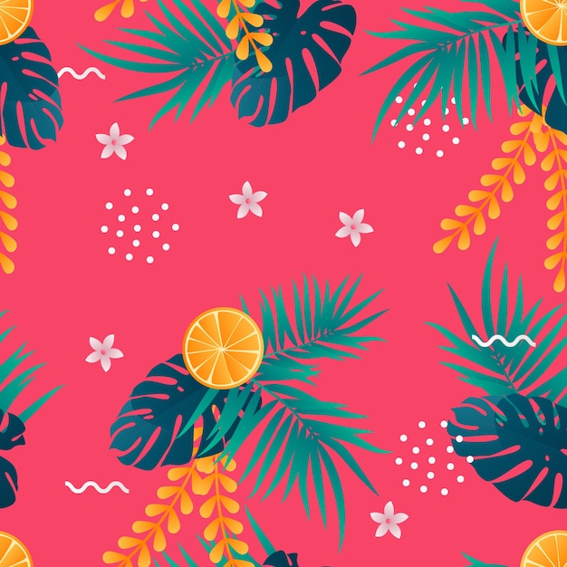 Gradient summer pattern design