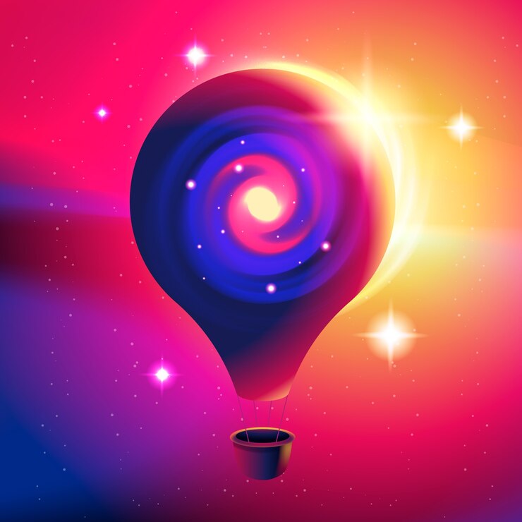 Free Vector gradient surrealist galaxy illustration