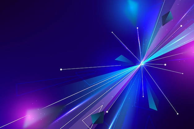 Gradient tech futuristic background