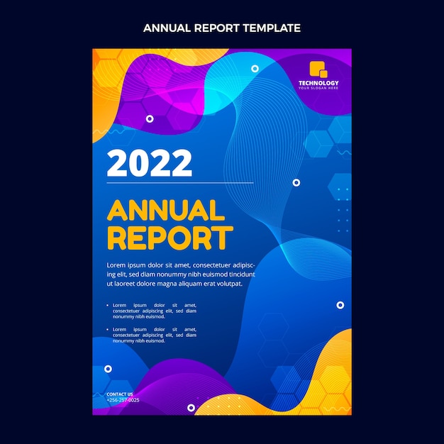 Gradient technology annual report template