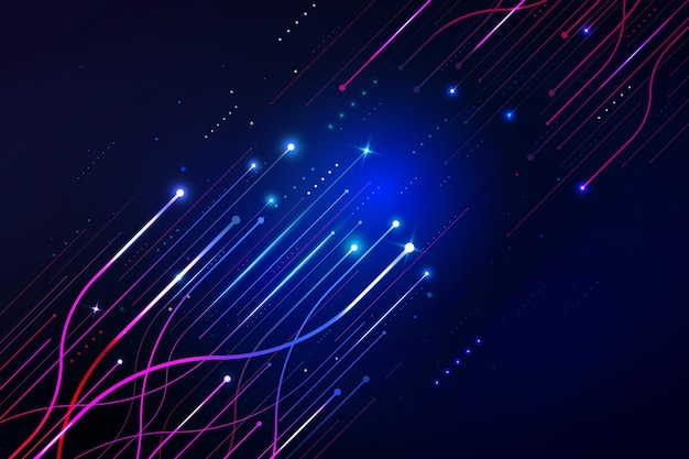 Gradient technology futuristic background