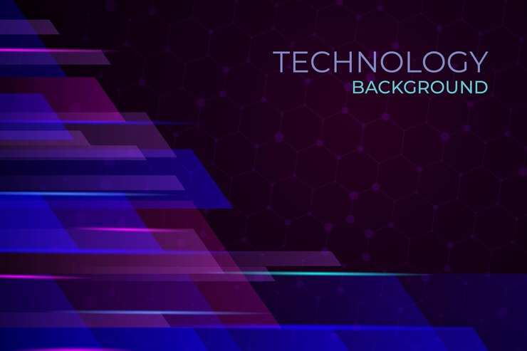 Free Vector gradient technology futuristic background