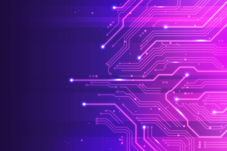 Бесплатный Вектор технология градиента футуристический фон