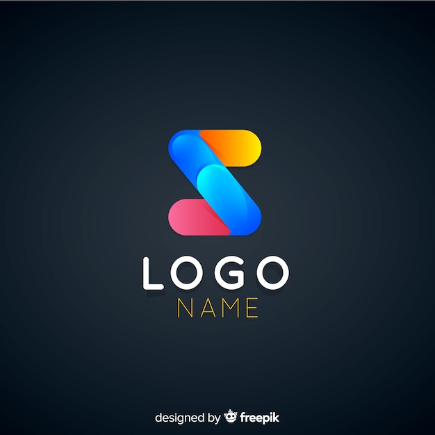 Gradient technology logo template for companies