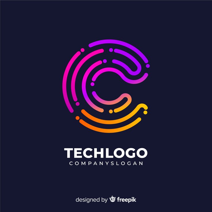 Free Vector gradient technology logo