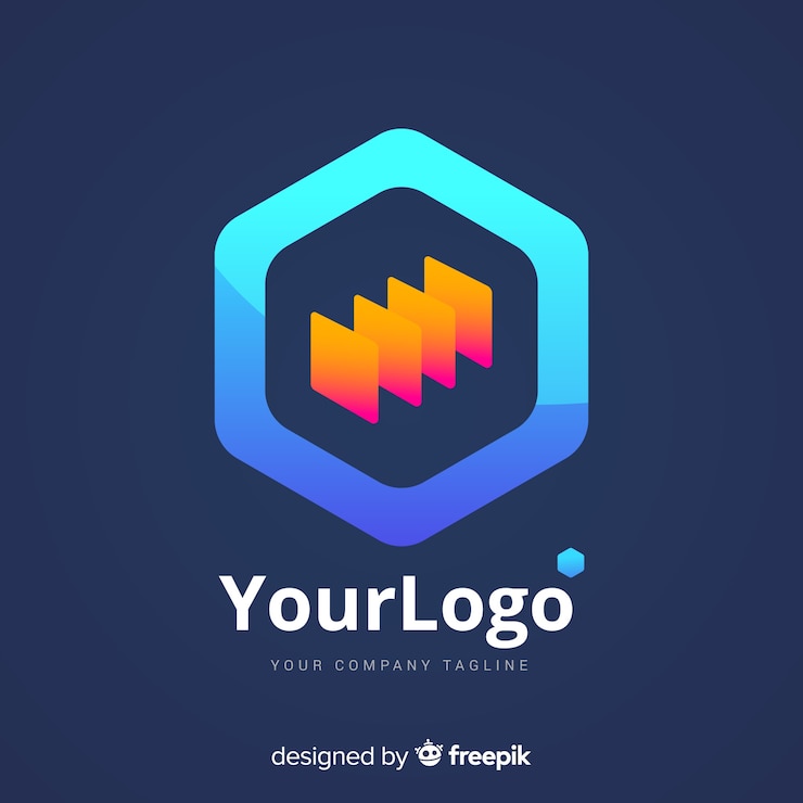 Free Vector gradient technology logo