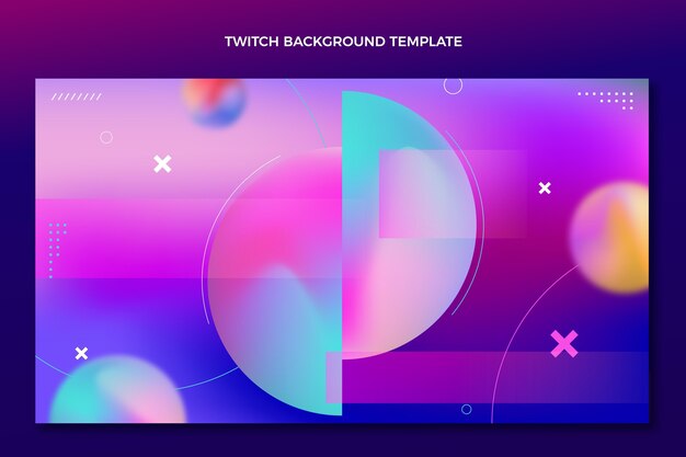 Gradient texture music festival twitch background