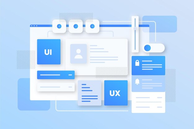 Градиентный фон ui / ux