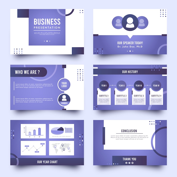 Free Vector gradient very peri design template