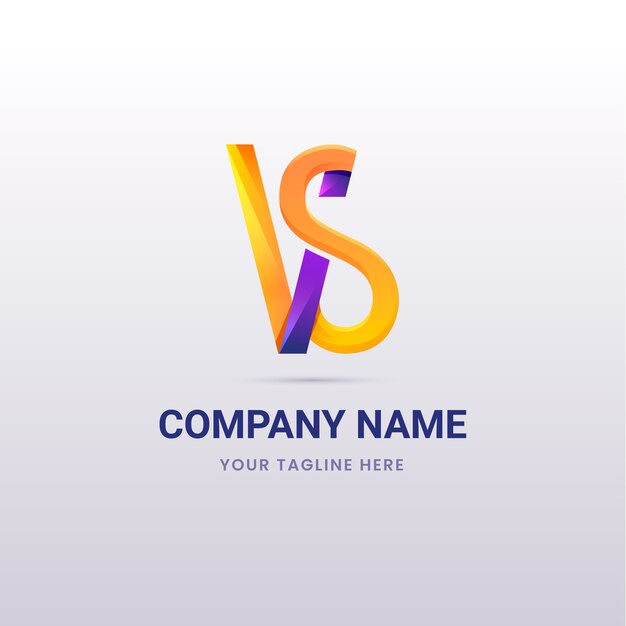 Gradient vs logo design