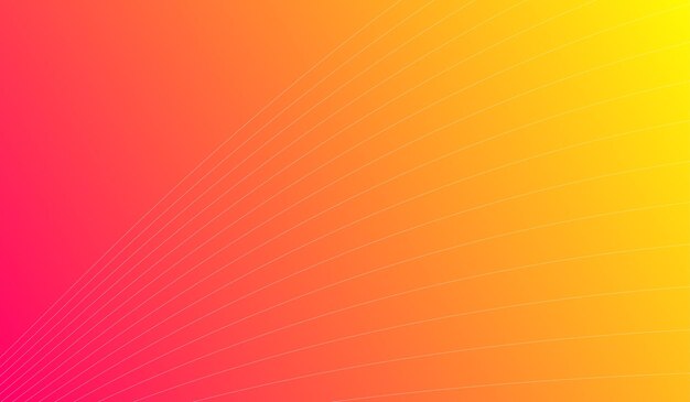 Gradient wave colorful design minimalist style