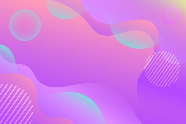 Gradient wavy abstract background