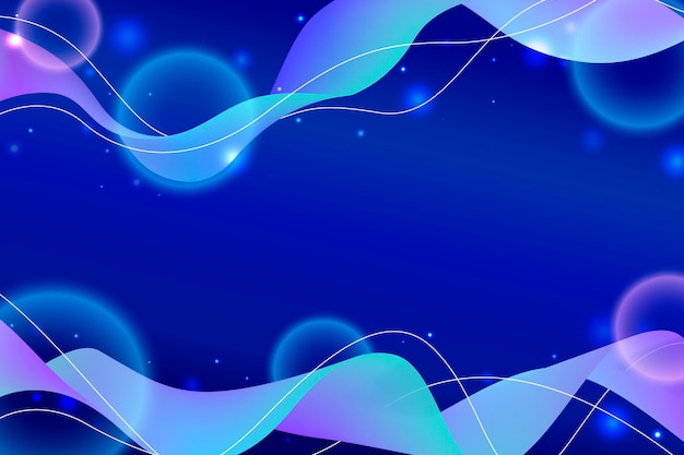 Gradient wavy background