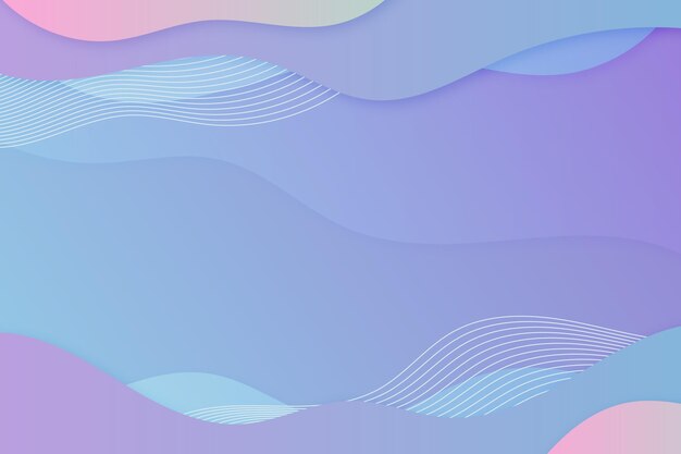 Gradient wavy background