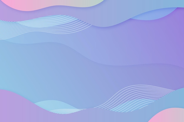 Gradient wavy background