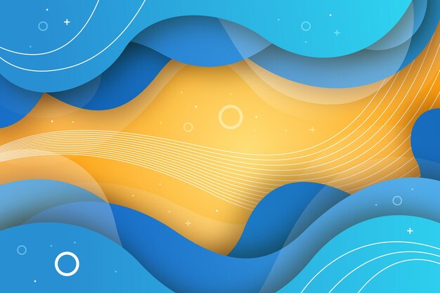 Gradient wavy background