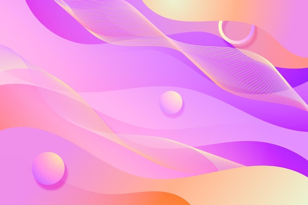 Gradient wavy background