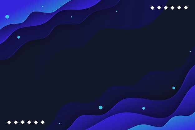 Free vector gradient wavy background