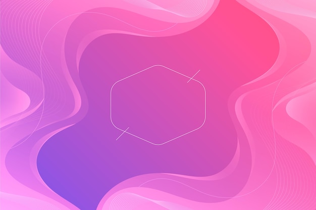 Gradient wavy pink background