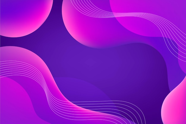 Градиент волнистый фиолетовый фон
